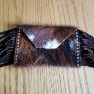 Clutch With Fringe And Bling