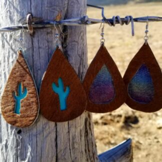 Tear Drop Cutout Earrings