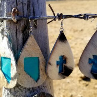Tear Drop Cutout Earrings